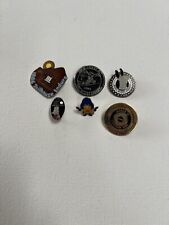6 Vintage Enduro Motorcycle Racing Pins Badges Biker Pins Lot of 7 picture