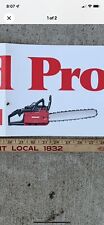 Vintage Jonsereds Chainsaw Cardboard  Advertising Saw Advertising picture