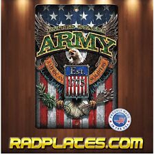 Vintage style Man Cave Garage UNITED STATES ARMY Aluminum Metal Sign 8