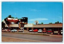 c1960's Entrance Of Pioneer Village Cars Minden Minnesota MN Vintage Postcard picture