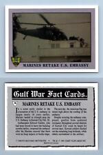 Marines Retake U.S. Embassy #98 Gulf War 1991 Dart Fact Card picture