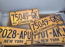  Vintage Matching Set of New York State License Plates - 11 Total picture