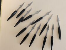 (12) Single One Prong Mini Forks Spears Hors D'oeuvre Pickle Olive Stab JAPAN picture