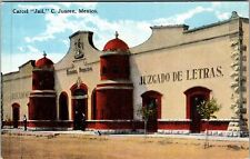 C Juarez Mexico Carcel Jail Vintage Souvenir Postcard picture