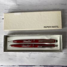 Vintage 1979 Paper Mate Double Heart Pen Pencil  Set Advertisement Stauffer Chem picture