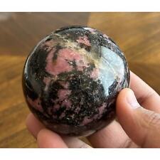Beautiful Rhodonite Sphere  Over 1 Pound  picture
