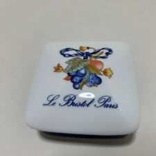 Bernardaud Limoges BORGHESE Trinket Box “Le Bristol Paris” Hotel EXCELLENT picture