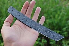 EDC HANDMADE DAMASCUS STEEL HUNTING SURVIVAL TANTO KNIFE BLANK BLADE x411 picture