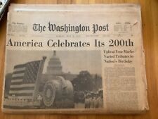 SUNDAY Washington Post Newspaper-American Bicentennial-July 4, 1976 picture