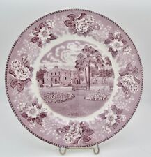THE ALAMO Old Staffordshire Jonroth Mulberry Transferware Collector Plate picture