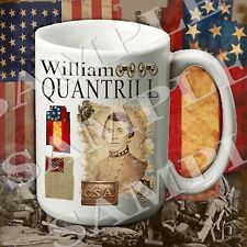 William Quantrill Confederate Army 15-ounce American Civil War themed coffee mug picture