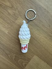 Chick-fil-A Limited Edition Ice Cream Cone Promotional Keychain 2021 CFA - NEW picture