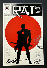 Valiant Comics RAI #0 1992 1st Appearance Of Bloodshot FN Signed By Jim Shooter picture
