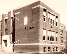Vintage RPPC Postcard Highschool Brick Hinckley MN picture