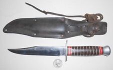 313h - WILDCAT SHERIFF HUNTING KNIFE BS-40 BRAZIL S/S w/Sheath picture