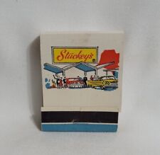 Vintage Stuckey's Carriage Inn Restaurant Matchbook Pecan Candy Advertising Full picture