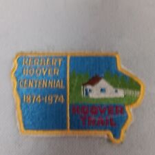 Boy Scouts Patch 1974 Herbert Hoover Centennial Hoover Trail picture