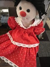 Rare Vintage Big Comfy Couch Molly Doll Plush Rag Doll Toy 13” 1995 picture
