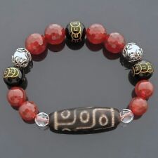 The Authentic Tibetan OLD Agate 9 Eyed dZi Bead Bracelet for Wealth and Success picture