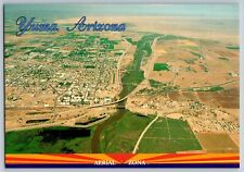 Yuma, Arizona AZ - Aerial View of Yuma - Vintage Postcard 4x6 - Unposted picture