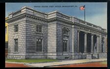 1940's McKeesport PA U.S. Post Office Vintage Linen Postcard M878a picture