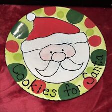 vintage christmas cookies for santa plate xmas decoration handmade picture