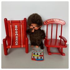 Mattel Monchhichi Rocking chair , Monchhichi Doll, Chair Lot Of 3 Pcs picture