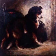 Oil painting Edwin+Douglas-The+Shepherd's+Collie animal dog in landscape canvas picture