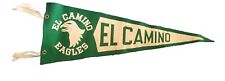 Vintage El Camino Eagles High School Sacramento California  Inch Felt Pennant  picture