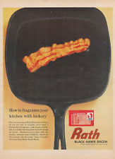 1963 Rath Black Hawk Bacon How To Fragrance Your Kitchen Hickory Vtg Print Ad picture