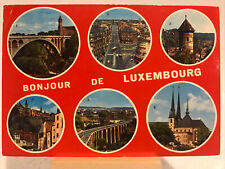 Vintage Luxembourg Postcard- Famous Places picture