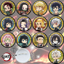 13pcs Demon Slayer Anime Fashion Pin Button Itabag Badge Collection Gifts 44mm picture