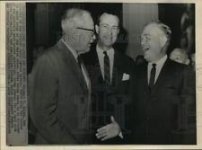 1966 Press Photo Heads of the CIA Richard Helms, Allan Dulles and William Raborn picture