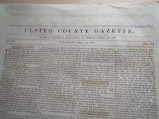 ANTIQUE JANUARY 4TH, 1800 ULSTER COUNTY GAZETTE NEWSPAPER REPRINT picture