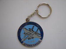 Boeing F-15 F-15E Strike Eagle Keychain Key Chain Tag Fob Ring Tactical Fighter picture