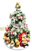 “Very Rare”, Cherished Teddies Musical “Merry Christmas Tree”, Mint, In Box picture