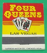 Four Queens Las Vegas, NV. Front Strike Casino 20-Strike Matchbook Full Unstruck picture