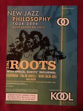 The Roots New Jazz Philosophy Tour 2006 Print Ad - Great to frame picture