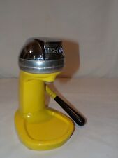 Vintage Juice King Manual Juicer Press Yellow Model JK-30 [c555] picture