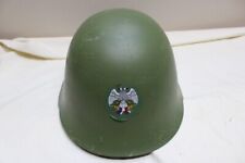 Yugoslavian War Serbian M59 Steel Helmet Covered Red Star Military Army JNA W10 picture