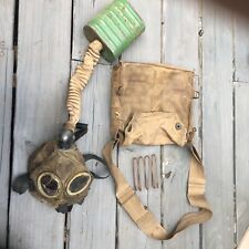 Named Original WW1 US Gas Mask & Carry Bag, 1918 Dated picture