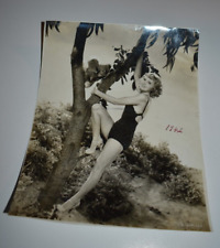 1942 FRANCINE BORDEAUX Promo Press Vintage 8x10 Photograph  picture