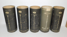 5 VINTAGE DICTAPHONE CYLINDER ROLL SLEEVES 1 IS EDISON picture