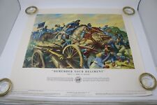 Remember Your Regiment 1953 Armed Forces Information Poster 21-40 HTF 24 x 20  picture
