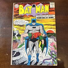 Batman #156 (1963) - Classic Robin Dies Cover picture
