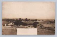 Fort Sill Oklahoma RPPC Antique Army Base Photo Postcard UDB Comanche Co 1908 picture