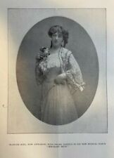1905 Vintage Magazine Illustration Actress Blanche Ring picture