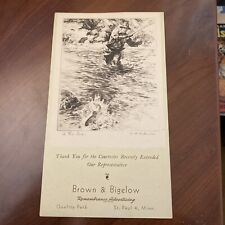 Remembrance Advertising Card - Brown & Bigelow - R. H. Palenske - A Big One picture