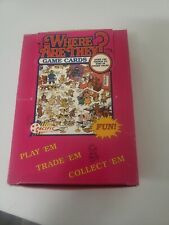 1992 WHERE ARE THEY? Game Cards 1992 Pacific Trading Sealed Box of 36 Packs NOS picture