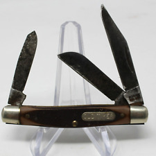 Vintage Old Timer Ulster 580T 3 Blade Pocket Knife Made in USA - Good Condition picture